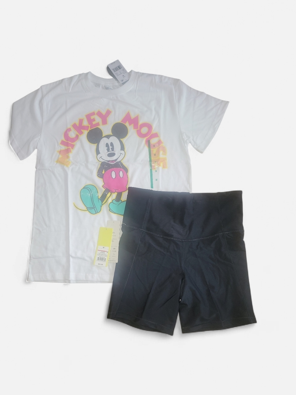 Women Suze MEDIUM 2PC  Bundle, Disney Top And All-in-motion Bottom